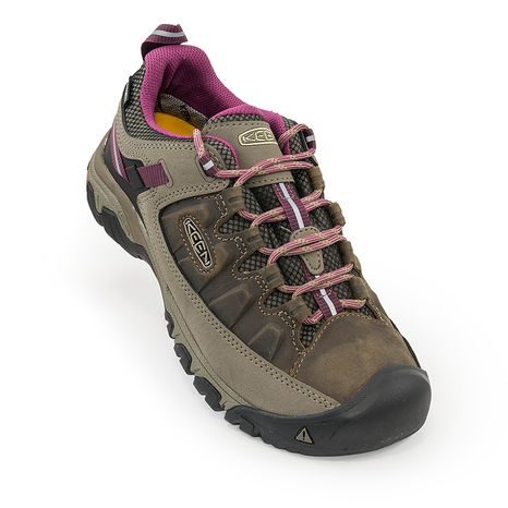 Cizme de trekking Targhee III WP W weiss/boysenberry pentru femei, Keen, 1018177, maro