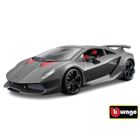 Bburago 1:24 Lamborghini Sesto Elemento Metallic Grey, W007317