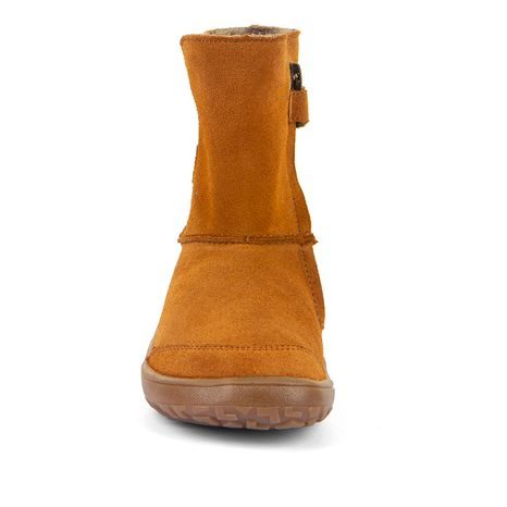 DĚTSKÉ ZIMNÍ BAREFOOT BOTY TEX SUEDE COGNAC G3160250-2