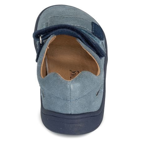 CHLAPECKÉ SANDÁLY BAREFOOT PADY JEANS, PROTETIKA, SVĚTLE MODRÁ