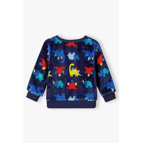 CHLAPČENSKÉ FLÍSOVÉ PYŽAMO, MINOTI, 15PJ 11, MODRÉ