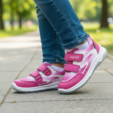 DIEVČENSKÉ TENISKY COOPER PINK/PURPLE GORE-TEX SUPERFIT 1-006411-5500