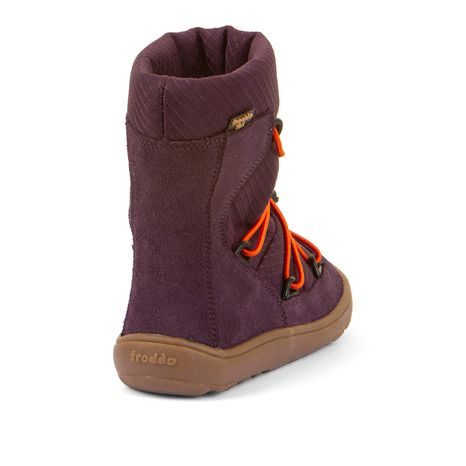 DÍVČÍ ZIMNÍ BAREFOOT BOTY TEX TRACK WOOL PURPLE G3160251-4