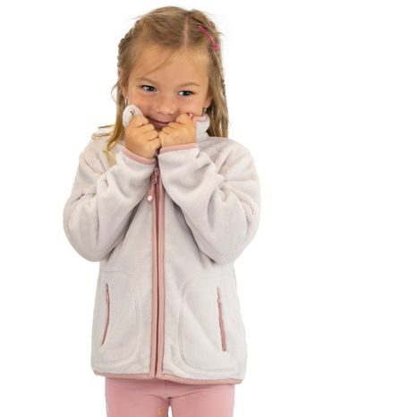 MIKINA DĚTSKÁ CHLUPATÁ SE STOJÁČKEM, PIDILIDI, PD1139-11, BÉŽOVÁ