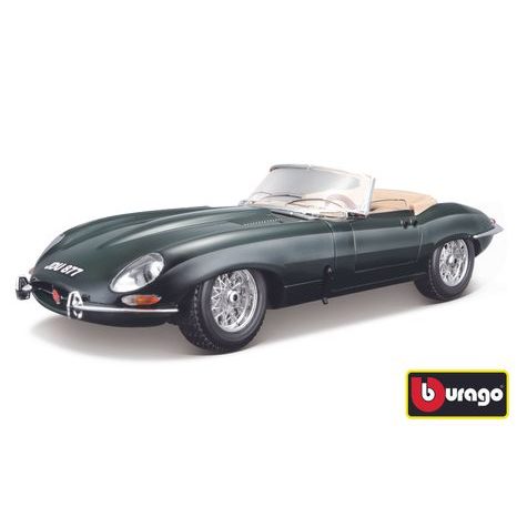 Bburago 1:18 Jaguar ""E"" Cabriolet (1961) Green, Bburago, W007246