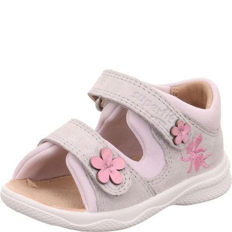 SANDALE PENTRU FETE POLLY LIGHT GREY/PINK SUPERFIT 1-600098-2500