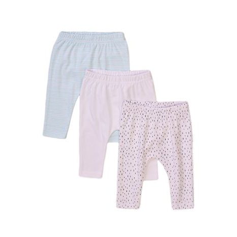 Pantaloni pentru sugari 3 pachete, Minoti, Koala 8, alb