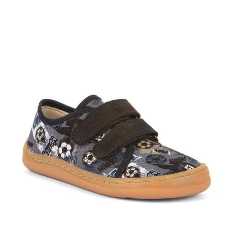 CHLAPECKÉ BAREFOOT TENISKY CANVAS GRAY/BLUE FRODDO G1700379-26 ŠEDÁ