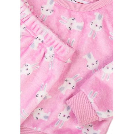 PYŽAMO DÍVČÍ FLEECOVÉ, MINOTI, TG PYJ 22, RŮŽOVÁ
