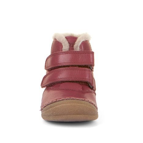 DÍVČÍ ZIMNÍ BOTY FLEXIBLE PAIX UP WINTER BORDEAX, FRODDO, G2110143-10, ČERVENÁ