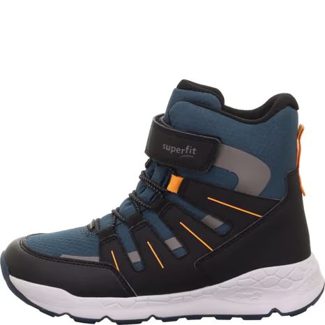 CHLAPČENSKÉ ZIMNÉ TOPÁNKY FREE RIDE BLUE/ORANGE GTX SUPERFIT 1-000568-8010