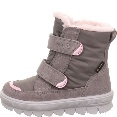 DÍVČÍ ZIMNÍ BOTY FLAVIA GRAY/PINK GORE-TEX, SUPERFIT , 1-000216-2000, ŠEDÁ