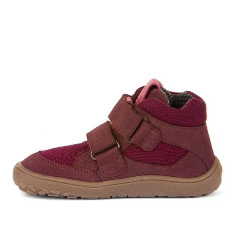 DÍVČÍ BAREFOOT BOTY TEX AUTUMN  BORDEAUX FRODDO G3110254-4 ČERVENÁ