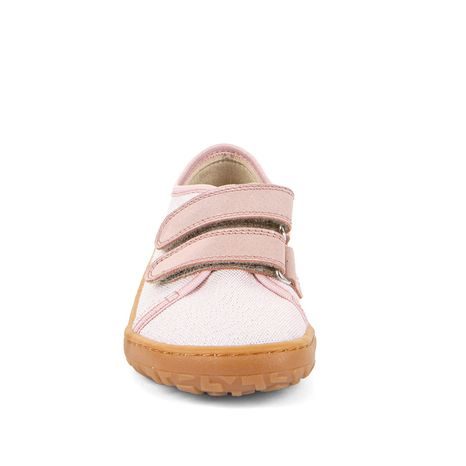 DIEVČENSKÉ PLÁTENÉ BAREFOOT TENISKY CANVAS PINK SHINE FRODDO G1700440
