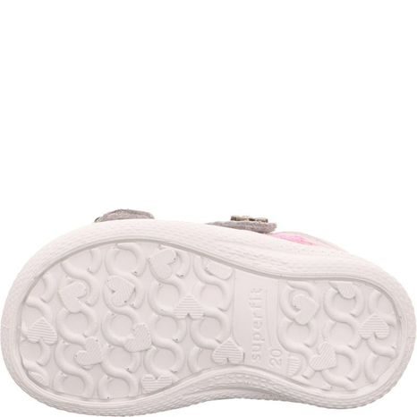 SANDALE PENTRU FETE POLLY LIGHT GREY/PINK SUPERFIT 1-600098-2500