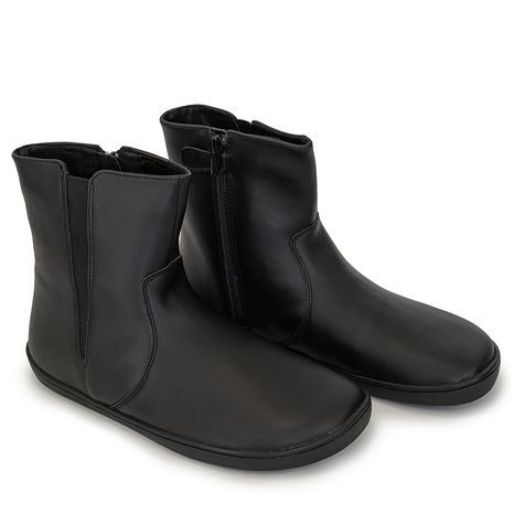 DÁMSKÉ BAREFOOT ZIMNÍ BOTY TAMEA DARK BLACK, PROTETIKA, TMAVĚ ČERNÁ