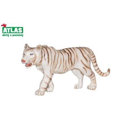 C - Figurin fehér tigris 13cm, Atlas, W101809