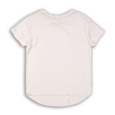 TRICOU PENTRU FETE CU MÂNECĂ SCURTĂ, MINOTI, DANCE 8, ALB