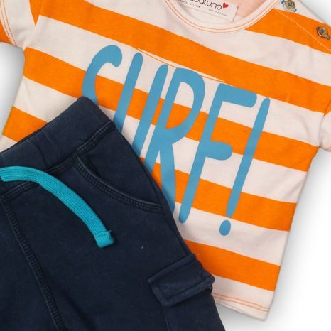 KOJENECKÝ SET, MINOTI, COCONUT 3, ORANŽOVÁ