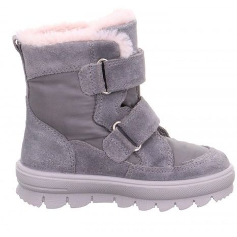 DÍVČÍ ZIMNÍ BOTY FLAVIA GTX, SUPERFIT, 1-000218-2500, ŠEDÁ
