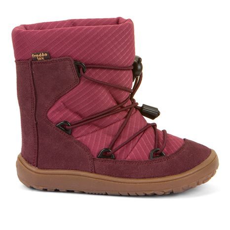 GHETE BAREFOOT DE IARNĂ PENTRU FETE TEX TRACK WOOL BORDEAUX FRODDO G3160251-6