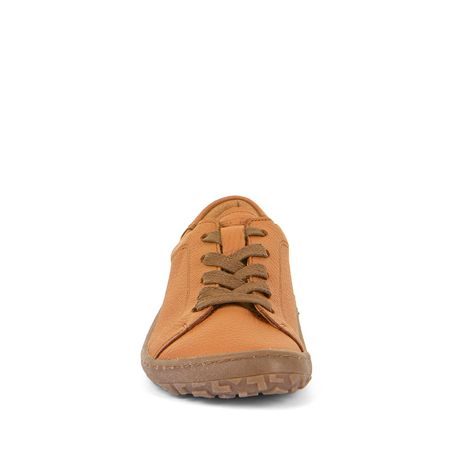 DĚTSKÉ CELOROČNÍ BAREFOOT TENISKY LACES COGNAC FRODDO G3130257 - HNĚDÁ