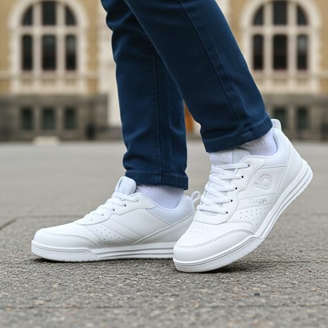 BUGGA ARIS WHITE B00209-13 GYEREK KÜLTÉRI FŰZŐS CIPŐ