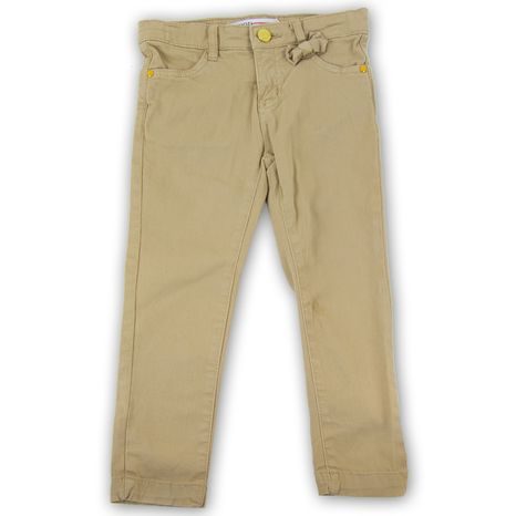 Pantaloni pentru fete cu cordon, Minoti, ENCHANTED 5, maro 