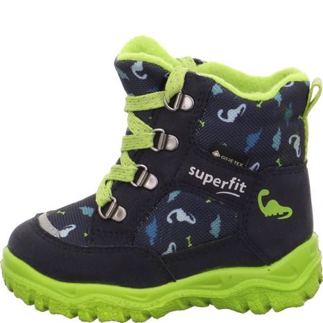CHLAPČENSKÉ ZIMNÉ TOPÁNKY HUSKY1 BLUE/LIGHT GREEN GORE-TEX, SUPERFIT,1-006046-8000