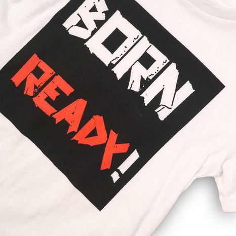 TRICOU PENTRU BĂIEȚI CU MÂNECĂ SCURTĂ, MINOTI, KB TSHIRT 20, ALB