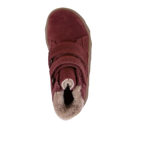 LÁNY TÉLI BAREFOOT CIPŐ ZERU TEX FURRY BORDEAUX FRODDO G2110151-4