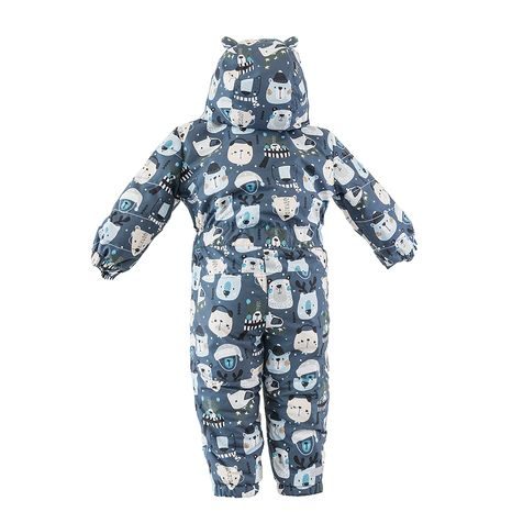 CHLAPČENSKÁ ZIMNÁ KOMBINÉZA S KOŽÚŠKOM, PIDILIDI, PD1129-02, MODRÁ