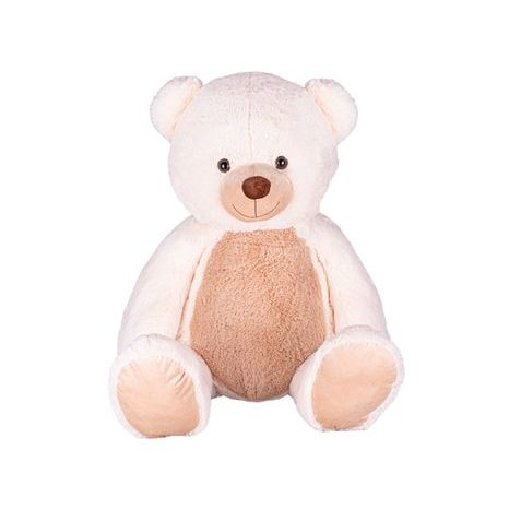 OBŘÍ PLYŠOVÝ MEDVĚD PLUSH FRIENDS V KRÉMOVÉ BARVĚ O VÝŠCE 136 CM