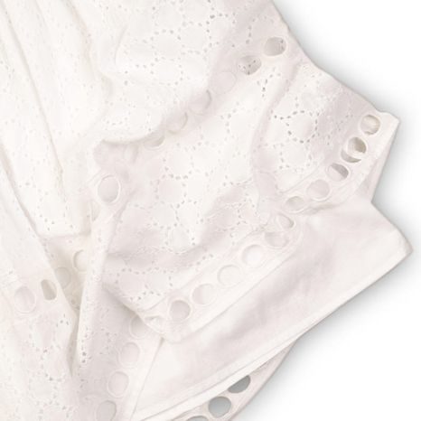 ŠATY DIEVČENSKÉ BAVLNENÉ, MINOTI, HYDRANGEA 1, BÍLÁ