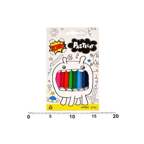 Pastelky Jumbo ERGO 12 ks, TOTO, W811044