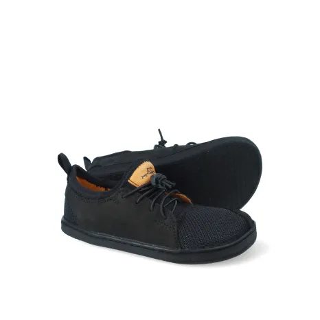 DETSKÉ TENISKY BAREFOOT PEGRES, BF53, ČIERNE