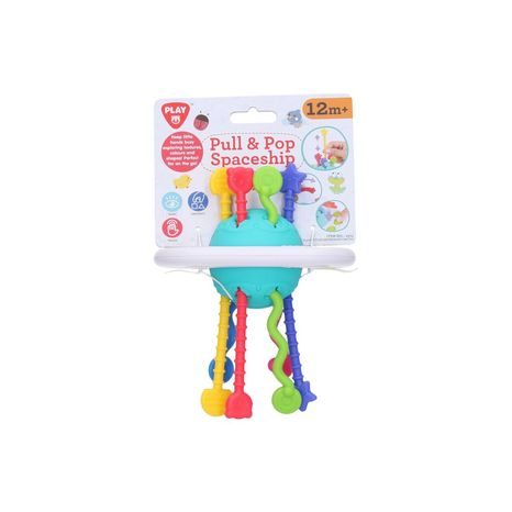 SENZORICKÁ PROTAHOVAČKA PLAYGO 16 CM S POP-IT BUBLINAMI, KOUSÁTKEM A BAREVNÝMI TYČINKAMI