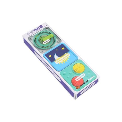 SADA TŘÍ SENZORICKÝCH MAGNETICKÝCH ČTVERCŮ FAT BRAIN PLAYTAB TILE SET 4