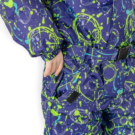 COSTUM DE SCHI PENTRU BĂIEȚI BENA, PIDILIDI, PD1149-04, ALBASTRU