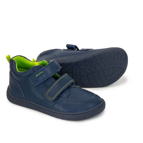 CHLAPECKÉ CELOROČNÍ BOTY BAREFOOT DERIL DENIM, PROTETIKA, TMAVĚ MODRÁ