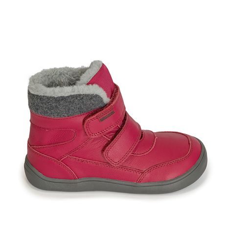 Dievčenské zimné topánky Barefoot TAMIRA FUXIA, Protetika, ružová