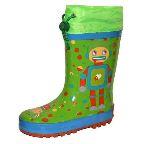 CIZME DE CAUCIUC PENTRU COPII, PIDILIDI, PL0053-19, VERDE