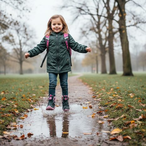 DÍVČÍ CELOROČNÍ OBUV  SUPERFIT BAREFIT TRACE GTX GREEN/ROSE 1-006040-7010