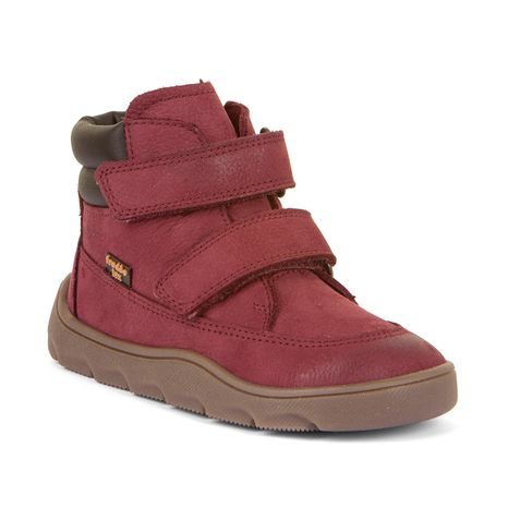 Lányok téli mezítlábas cipő ZERU TEX Bordeaux, Froddo, G2110150-6, piros