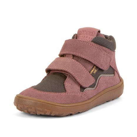 DIEVČENSKÉ BAREFOOT TOPÁNKY TEX AUTUMN GRAY/PINK FRODDO G3110266-17