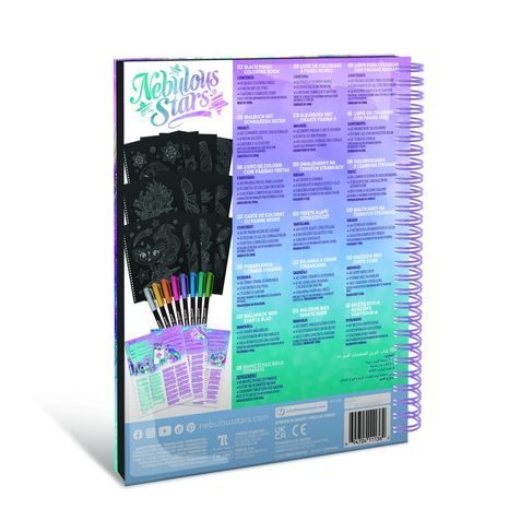 NEBULOUS STAR OMAĽOVÁNKY S ČIERNYMI STRÁNKAMI ISADORA, NEBULOUS STARS, W030779