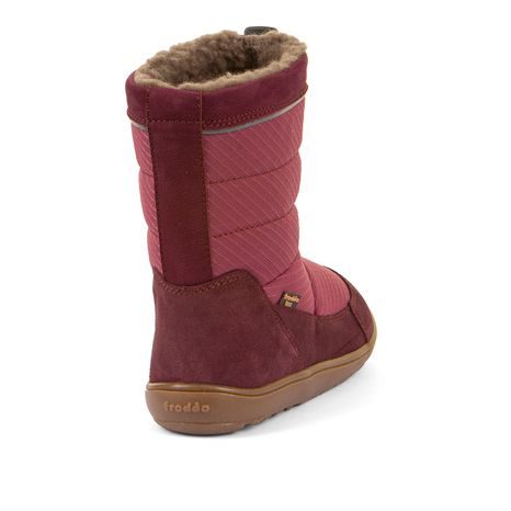 DÍVČÍ ZIMNÍ BAREFOOT SNĚHULE UP TEX SNOW WOOL BORDEAUX  G3160249-4