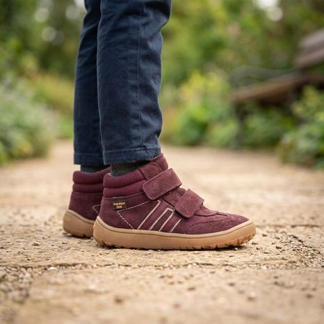 LÁNY EGÉSZ ÉVES BOKÁIG ÉRŐ BAREFOOT CIPŐ F-MOTION TEX BORDEAUX FRODDO G3110285-7