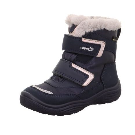 Dívčí zimní boty CRYSTAL Blue Gore-Tex, Superfit,1-009091-8010