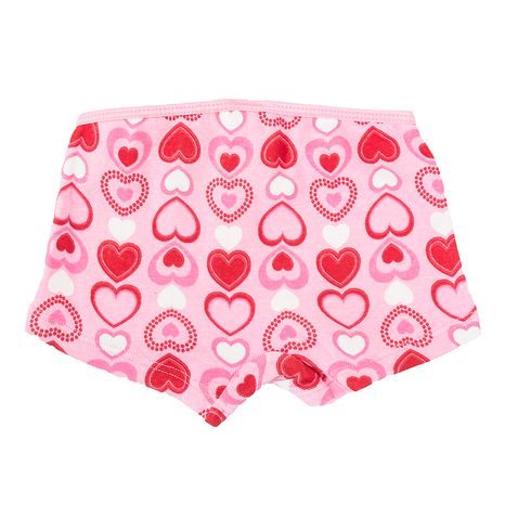 DÍVČÍ KALHOTKY, BOXERKY, RŮŽOVÉ, 3PACK